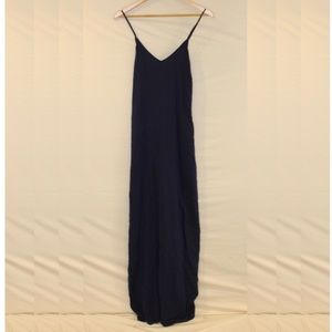 Old Navy. Navy Blue. Long Cotten Dress.